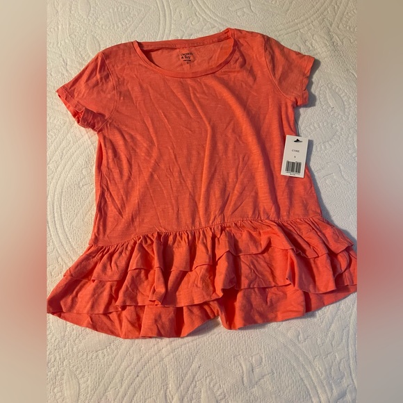 crown & ivy Other - CROWN & IVY, girl’s small, ruffled knit top, NWT